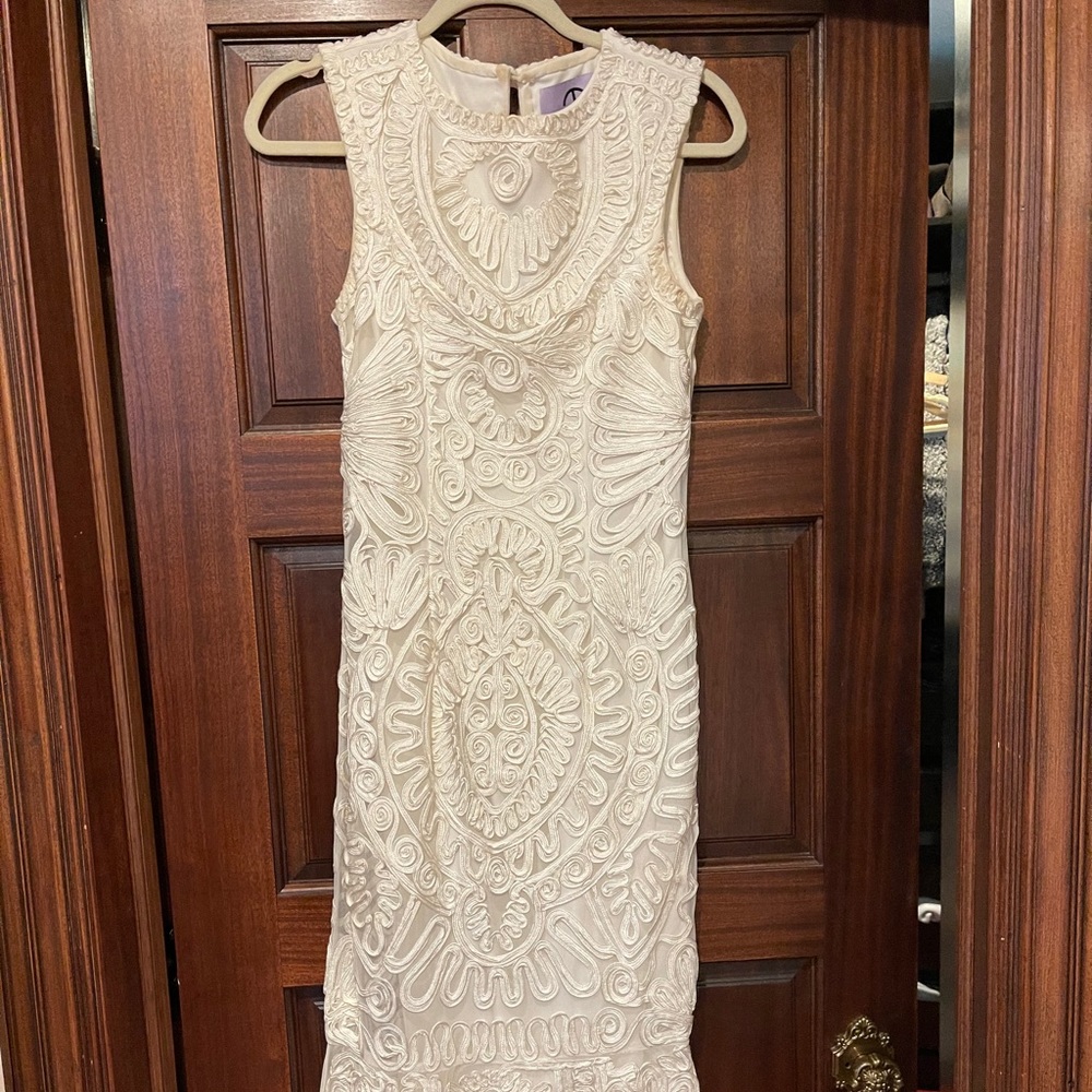 Sleeveless White Dress